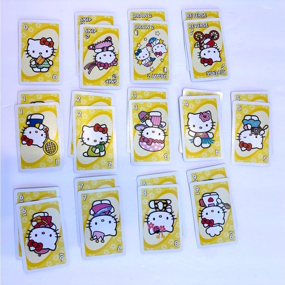 Hello Kitty Uno Card Game 2006 Collector's Edition Logo Case Sanrio Sababa Rare - Picture 8 of 14